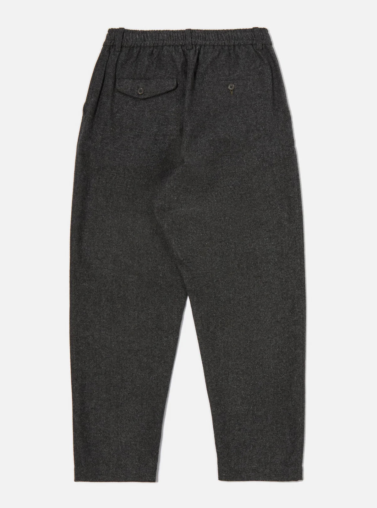 Grey Anders Wool Upcycled Pleated Track Pant