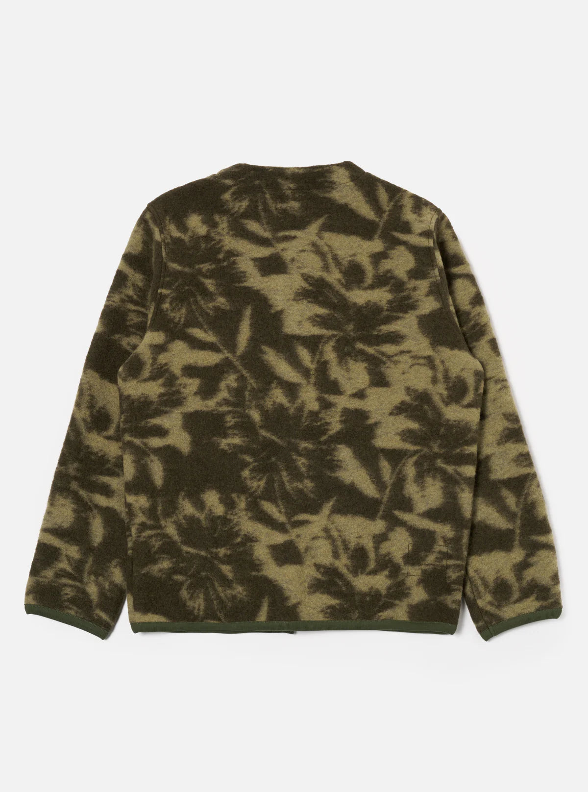 Green/ Pale Green Studio Fleece Cardigan
