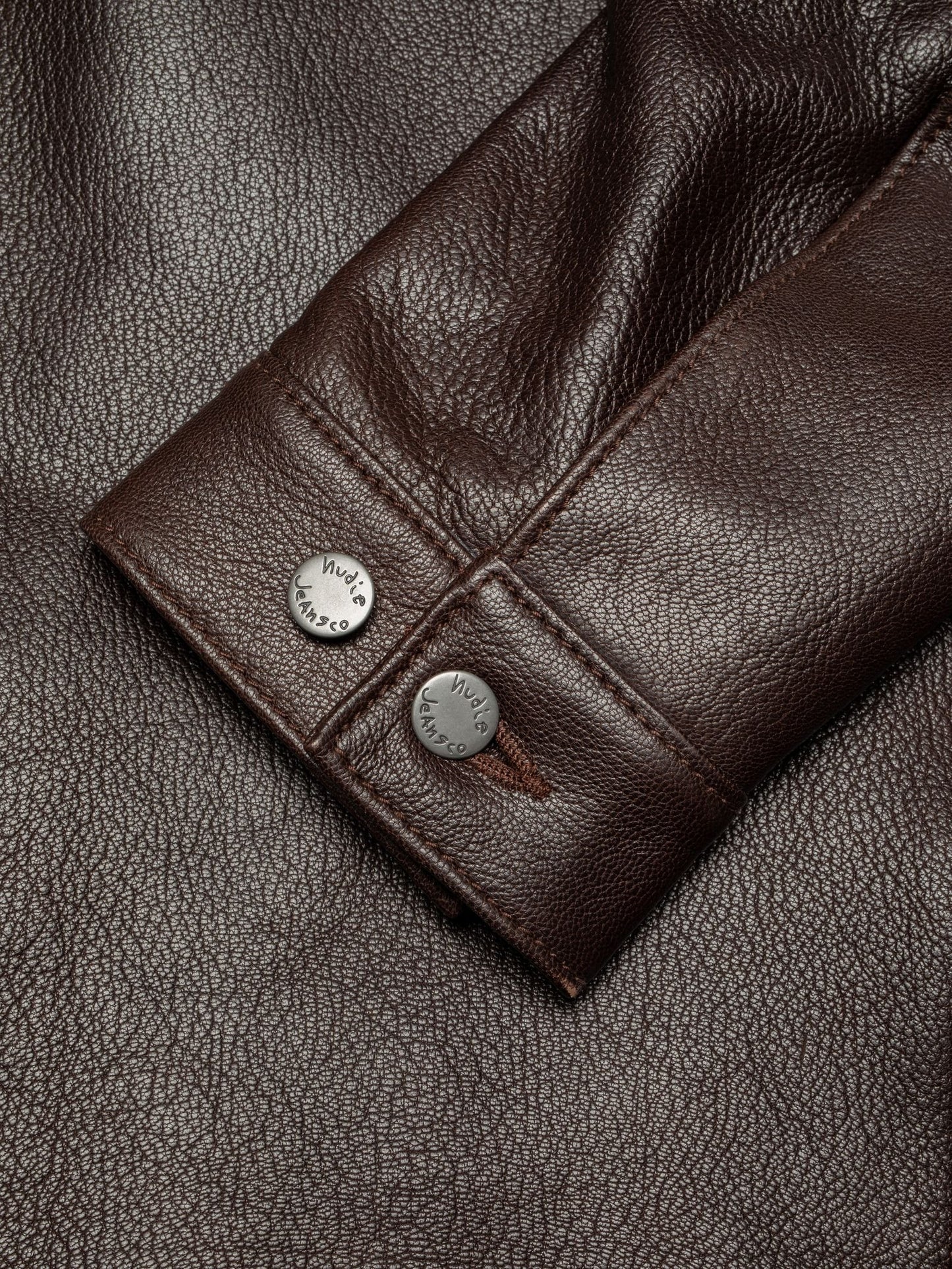 Joppe Western Leather Jacket Brown