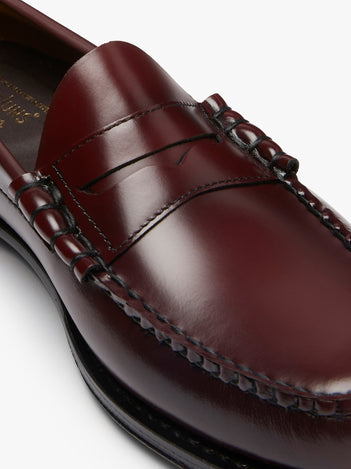 Weejuns Larson Penny Loafers Wine Leather