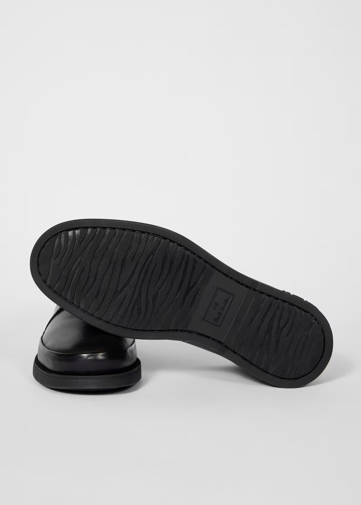 Black Leather 'Crane' Chukka Boots