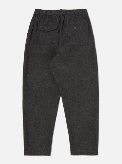 Grey Anders Wool Upcycled Pleated Track Pant