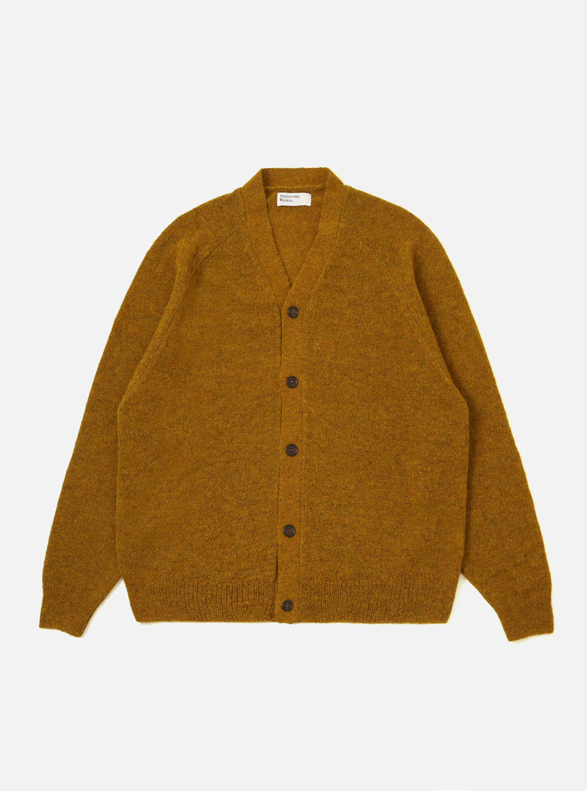 Gold Alpaca Knit David Cardigan