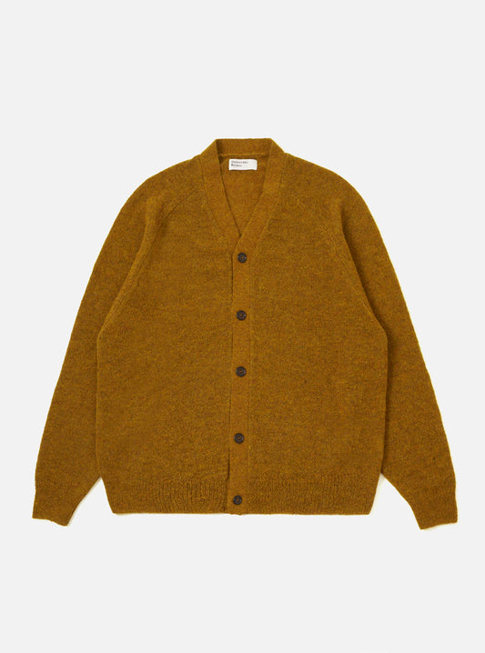 Gold Alpaca Knit David Cardigan