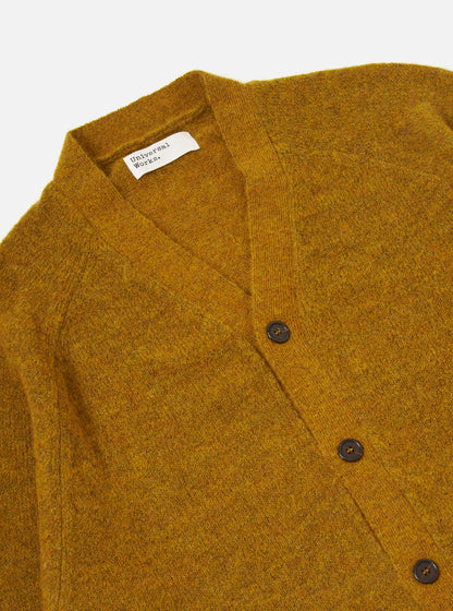 Gold Alpaca Knit David Cardigan