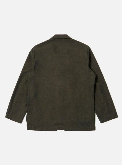 Olive Lucca Suiting Three Button Jacket
