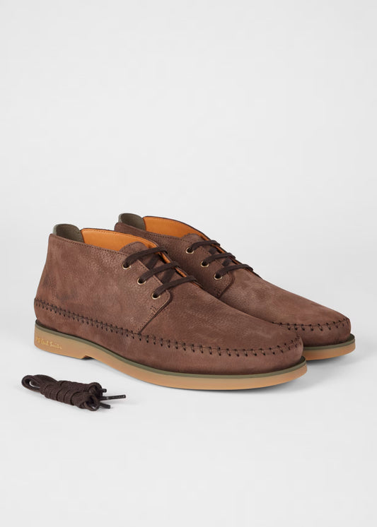 Brown Nubuck 'Crane' Chukka Boots