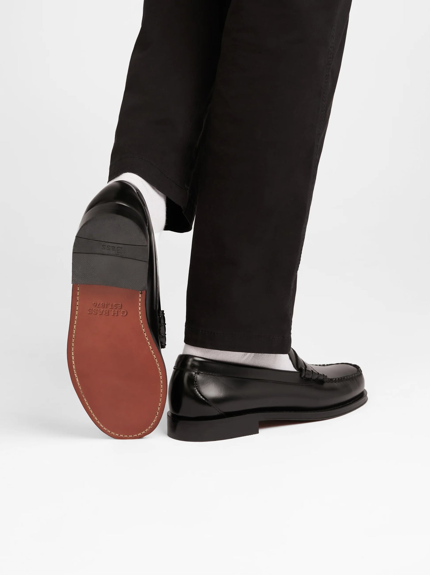 Weejuns Larson Penny Loafers Black Leather