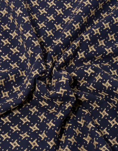 Navy/Sand Rhodes 8 Cotton Road Shirt