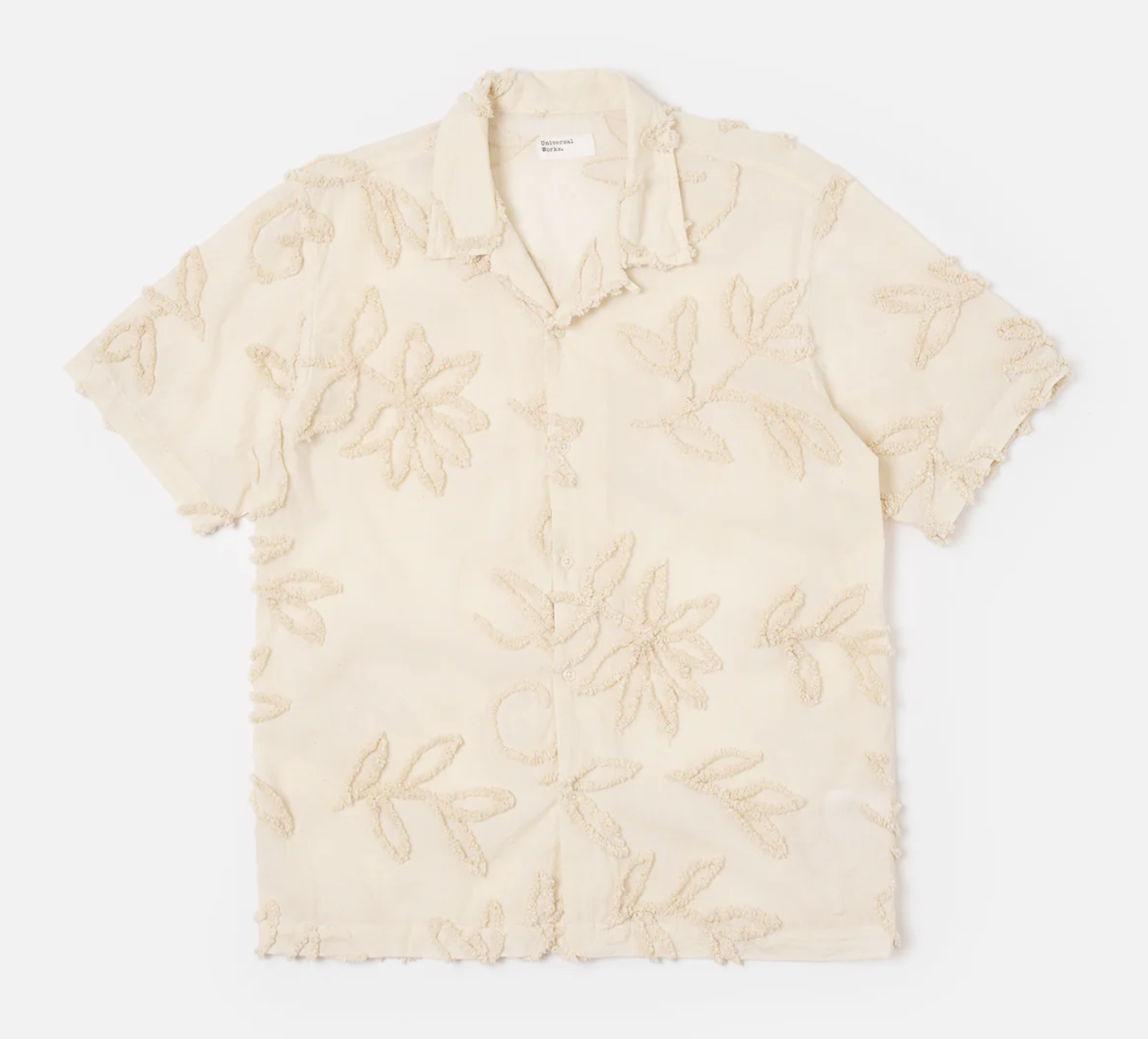 Ecru 3D Flower Road Shirt