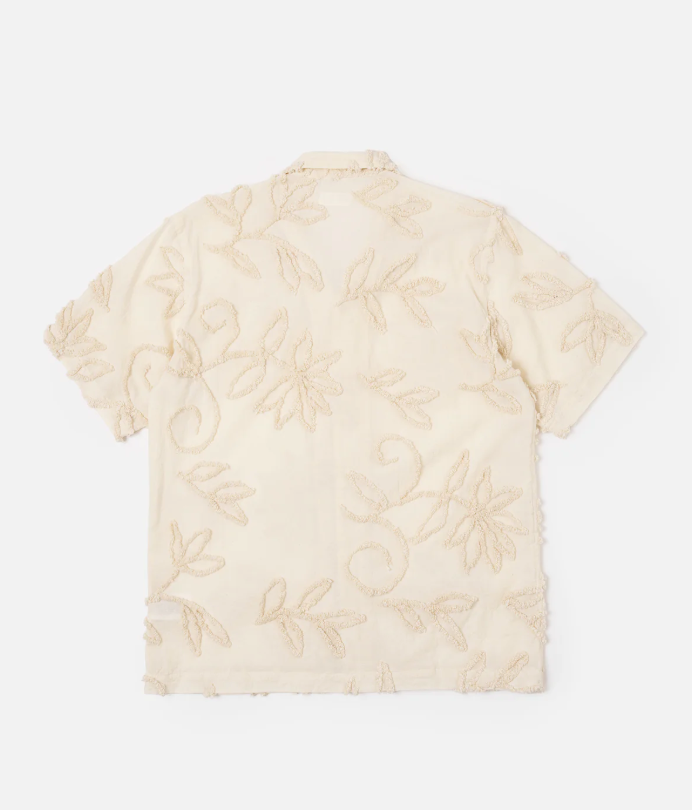 Ecru 3D Flower Road Shirt