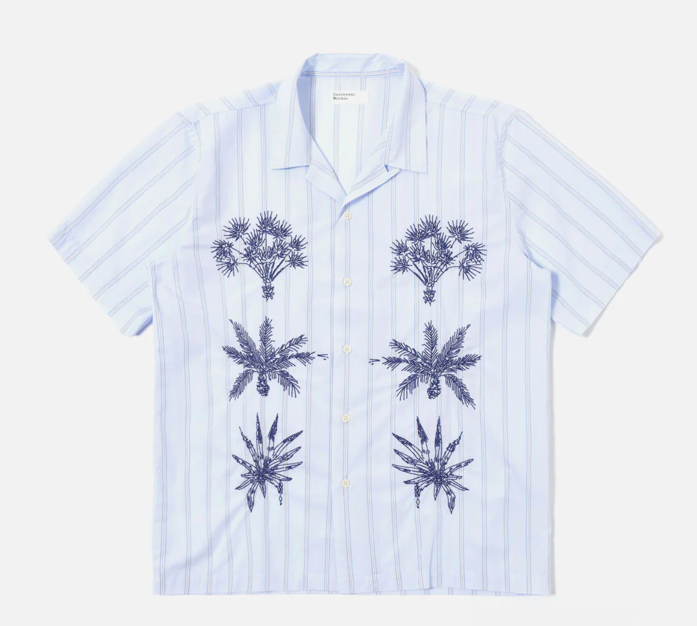 Soft Blue Mc Stripe Road Trip Shirt