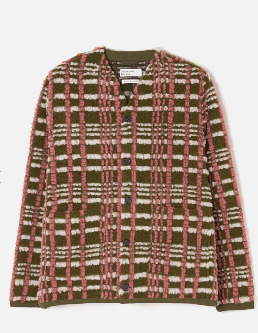 Olive Duomo Fleece Cardigan