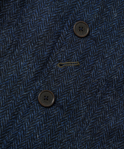 Blue/Black Harris Tweed OG Bakers Chore Jacket