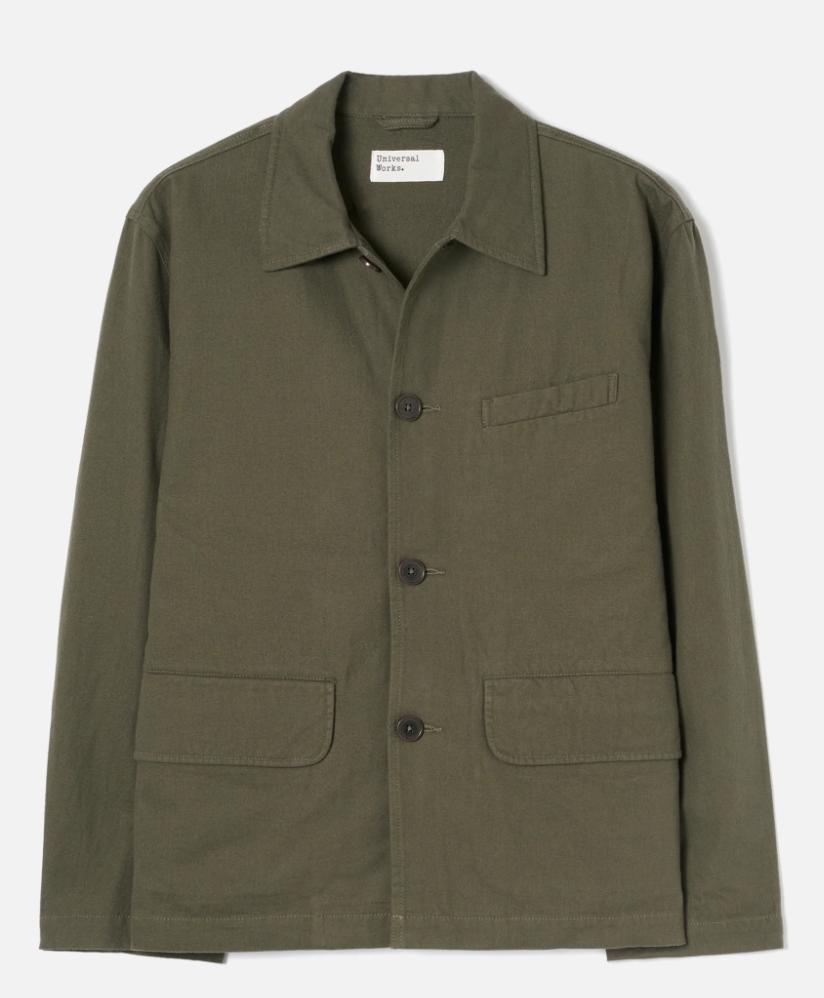 Olive Brushed Moleskin Franck Jacket