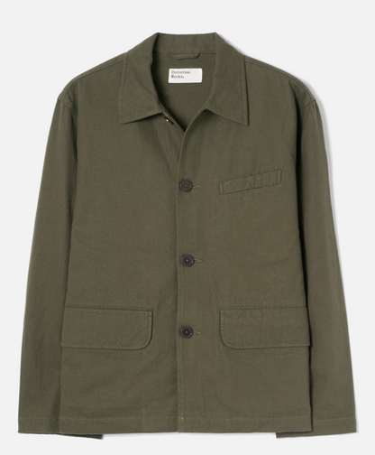 Olive Brushed Moleskin Franck Jacket