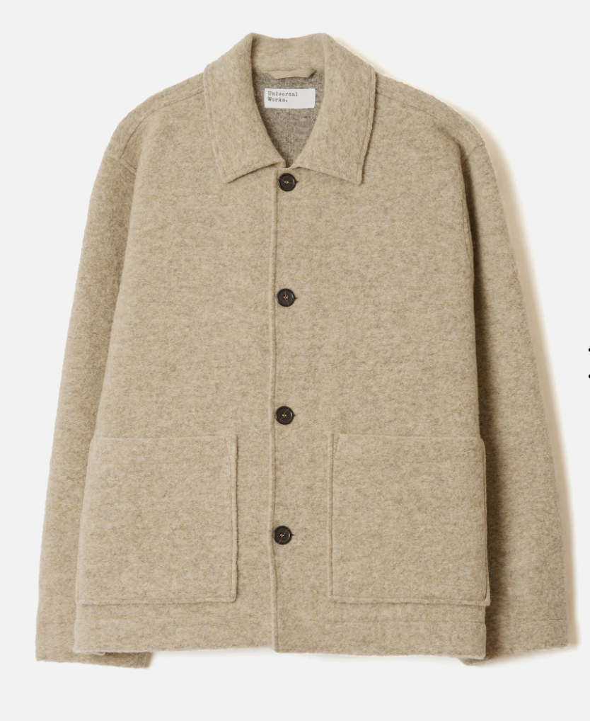 Fawn Wool Fleece Rams Jacket
