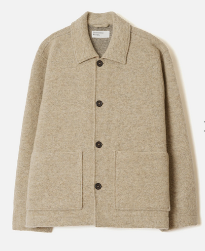 Fawn Wool Fleece Rams Jacket