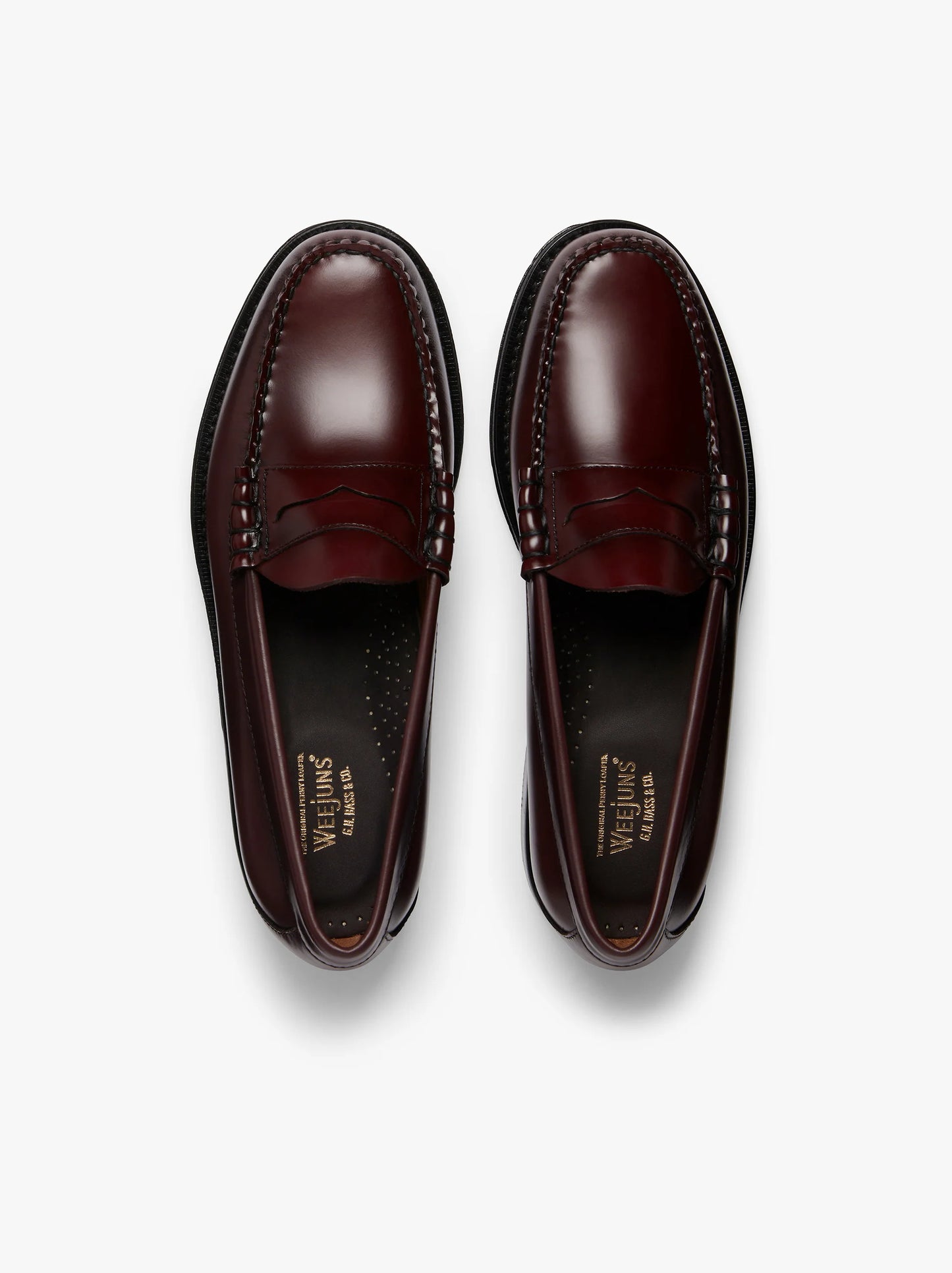 Weejuns Larson Penny Loafers Wine Leather